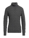 Brooksfield Man Turtleneck Grey Size 44 Polyamide, Viscose, Wool, Cashmere