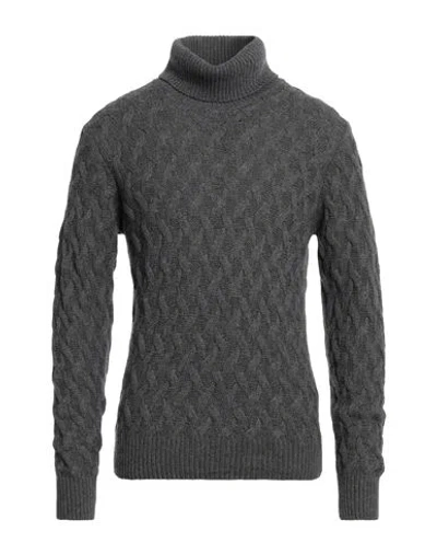 Brooksfield Man Turtleneck Grey Size 44 Polyamide, Viscose, Wool, Cashmere