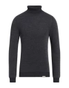 Brooksfield Man Turtleneck Grey Size 48 Virgin Wool