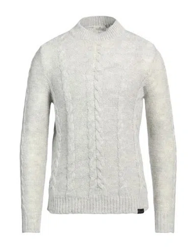 Brooksfield Man Sweater Light Grey Size 46 Wool, Polyamide, Alpaca Wool
