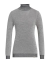 Brooksfield Man Turtleneck Light Yellow Size 46 Virgin Wool