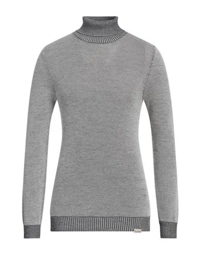 Brooksfield Man Turtleneck Light Yellow Size 46 Virgin Wool In Yellow