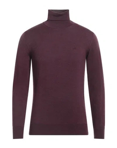 BROOKSFIELD BROOKSFIELD MAN TURTLENECK MAUVE SIZE 44 VIRGIN WOOL