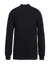 Brooksfield Man Turtleneck Midnight Blue Size 44 Acrylic, Alpaca Wool, Wool
