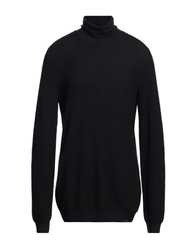 Brooksfield Man Turtleneck Midnight Blue Size 44 Virgin Wool