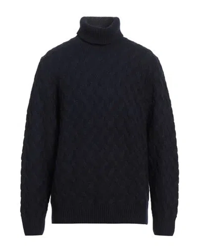 BROOKSFIELD BROOKSFIELD MAN TURTLENECK MIDNIGHT BLUE SIZE 46 POLYAMIDE, VISCOSE, WOOL, CASHMERE