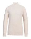 Brooksfield Man Turtleneck Off White Size 44 Acrylic, Wool