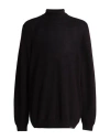 Brooksfield Man Turtleneck Plum Size 46 Virgin Wool, Acrylic, Wool, Viscose In Purple