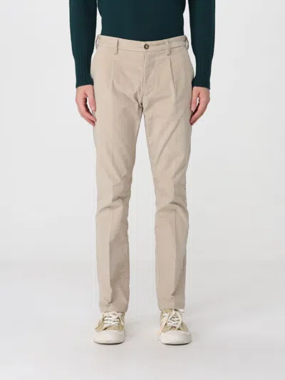 Brooksfield Corduroy Pleated Trousers In Gold