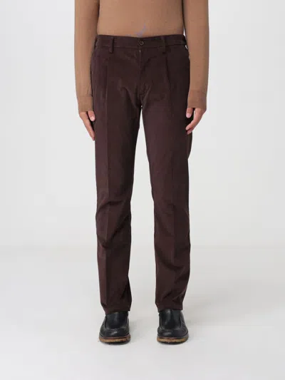Brooksfield Strech-cotton Corduroy Trousers In Brown