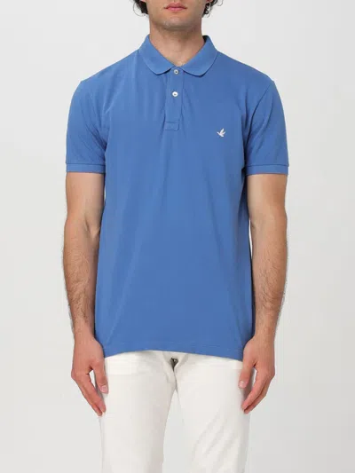 Brooksfield Polo Shirt  Men Color Gnawed Blue
