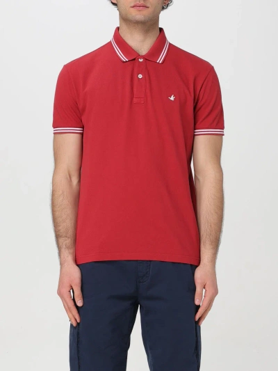 Brooksfield Polo Shirt  Men Color Red
