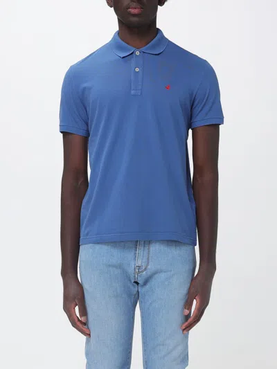 Brooksfield Polo Shirt  Men Color Gnawed Blue