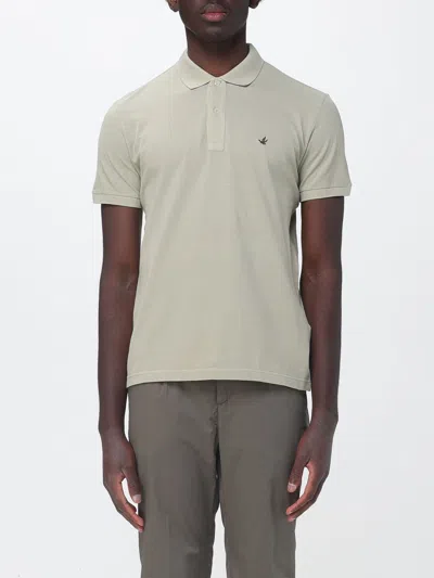 Brooksfield Polo Shirt  Men Color Lichen In Gray