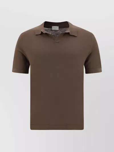 Brooksfield Polo Shirt In Brown