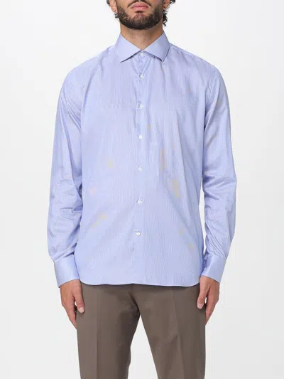 Brooksfield Shirt  Men Color Blue