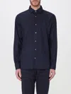 Brooksfield Cotton Shirt In Blue