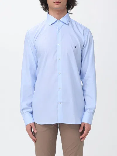 Brooksfield Shirt  Men Color Gnawed Blue