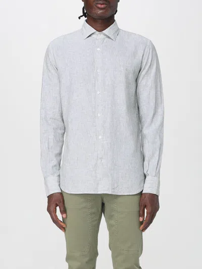 Brooksfield Shirt  Men Color Green In Neutral