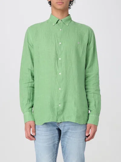 Brooksfield Shirt  Men Color Green