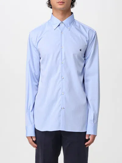 Brooksfield Shirt  Men Color Sky Blue