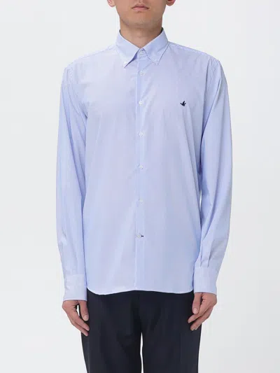 Brooksfield Shirt  Men Color White In Blue