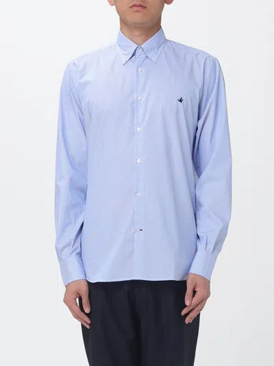 Brooksfield Shirt  Men Color Gnawed Blue