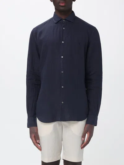 Brooksfield Shirt  Men Color Navy In Blue