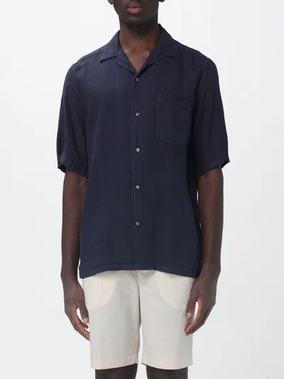 Brooksfield Shirt  Men Color Navy In Blue