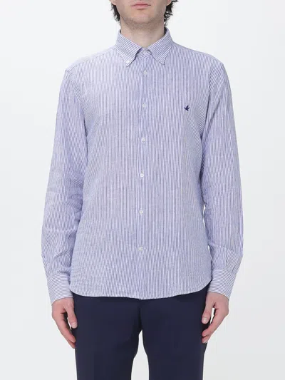 Brooksfield Shirt  Men Color Navy In Blue