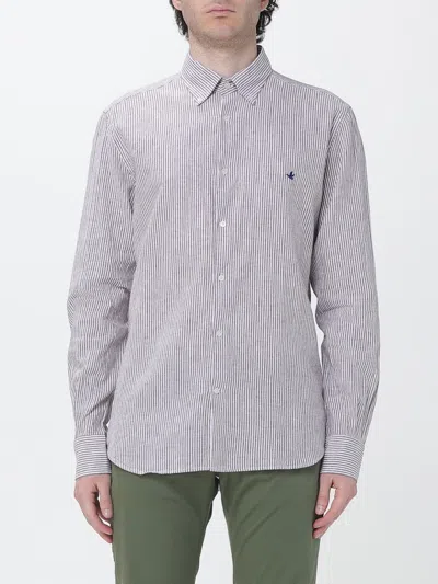 Brooksfield Shirt  Men Color Dark In Blue
