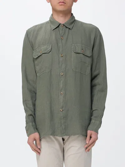 Brooksfield Shirt  Men Color Military In Green