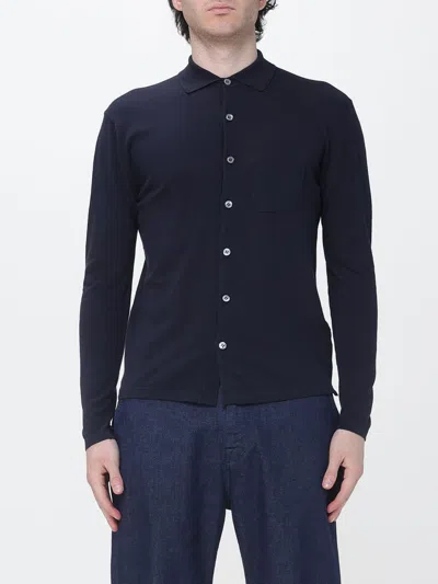 Brooksfield Shirt  Men Color Navy In Multi