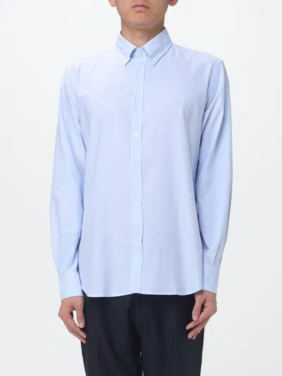 Brooksfield Shirt  Men Color Sky Blue In Multi
