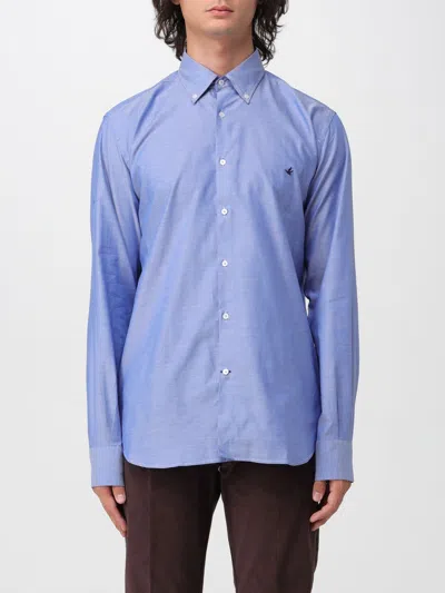 Brooksfield Button-down Oxford Shirt In Blue