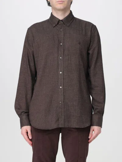 Brooksfield Shirt Men Color Brown