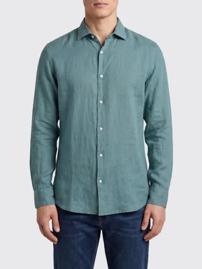 Brooksfield Shirt Men Color Peacock In Green