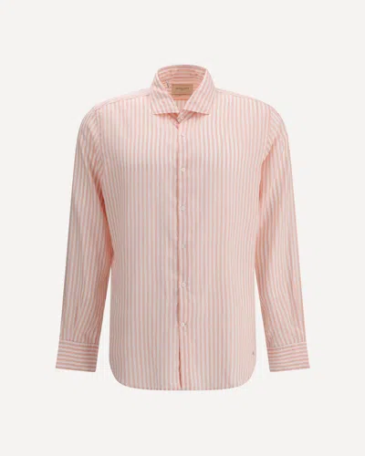 Brooksfield Striped Shirt In Pink