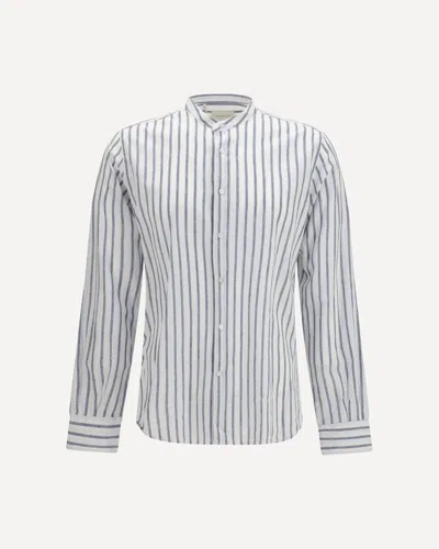 Brooksfield Slim Fit Spread Collar Shirt In Blue