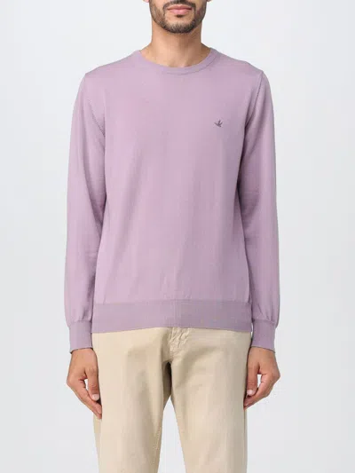 Brooksfield Jumper  Men In Lilac