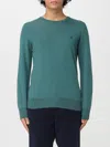 Brooksfield Sweater  Men Color Rope In Green
