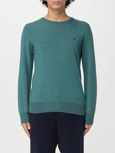 Brooksfield Sweater  Men Color Rope In Green