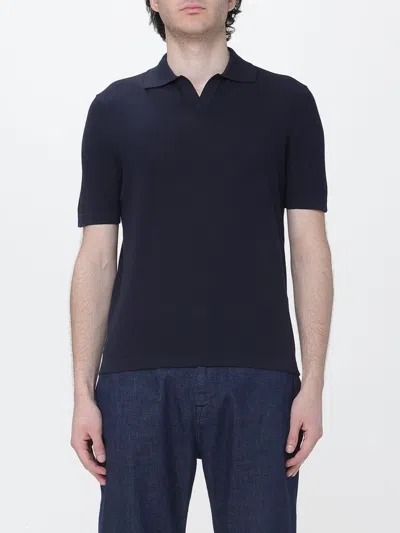 Brooksfield Polo Shirt  Men Color Navy In Blue