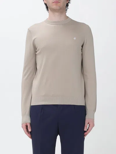 Brooksfield Sweater  Men Color Kaki In Gray