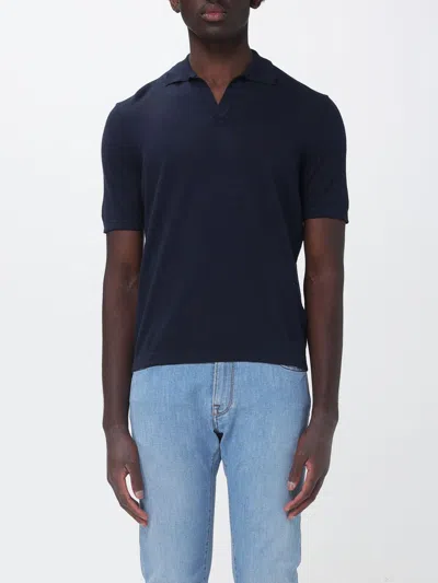 Brooksfield Sweater  Men Color Navy In Multi