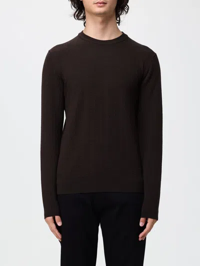 Brooksfield Sweater Men Color Brown In Yellow