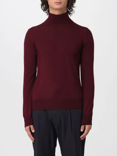 Brooksfield Sweater Men Color Burgundy