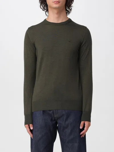 Brooksfield Sweater Men Color Sage In Black