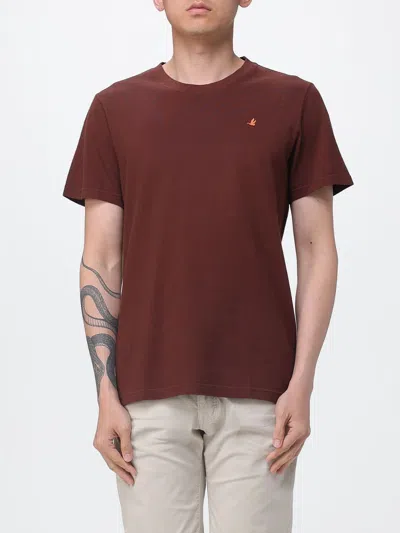 Brooksfield T-shirt  Men Color Brown In Multi
