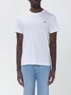Brooksfield Logo-embroidered T-shirt In White